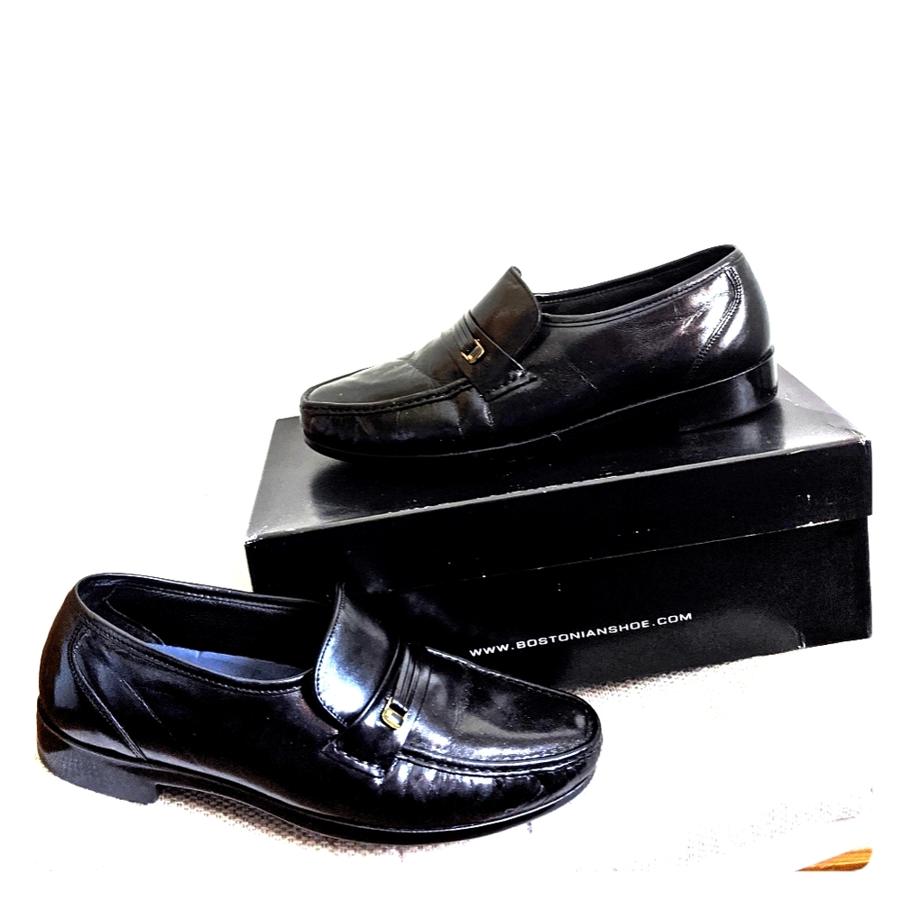 Men's Bostonian Black Prescott Loafers 11D